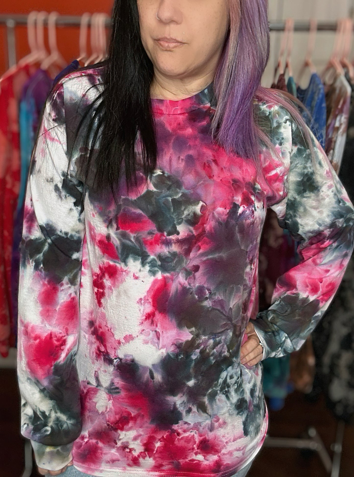 Medium Long Sleeve Hand dyed Shirt