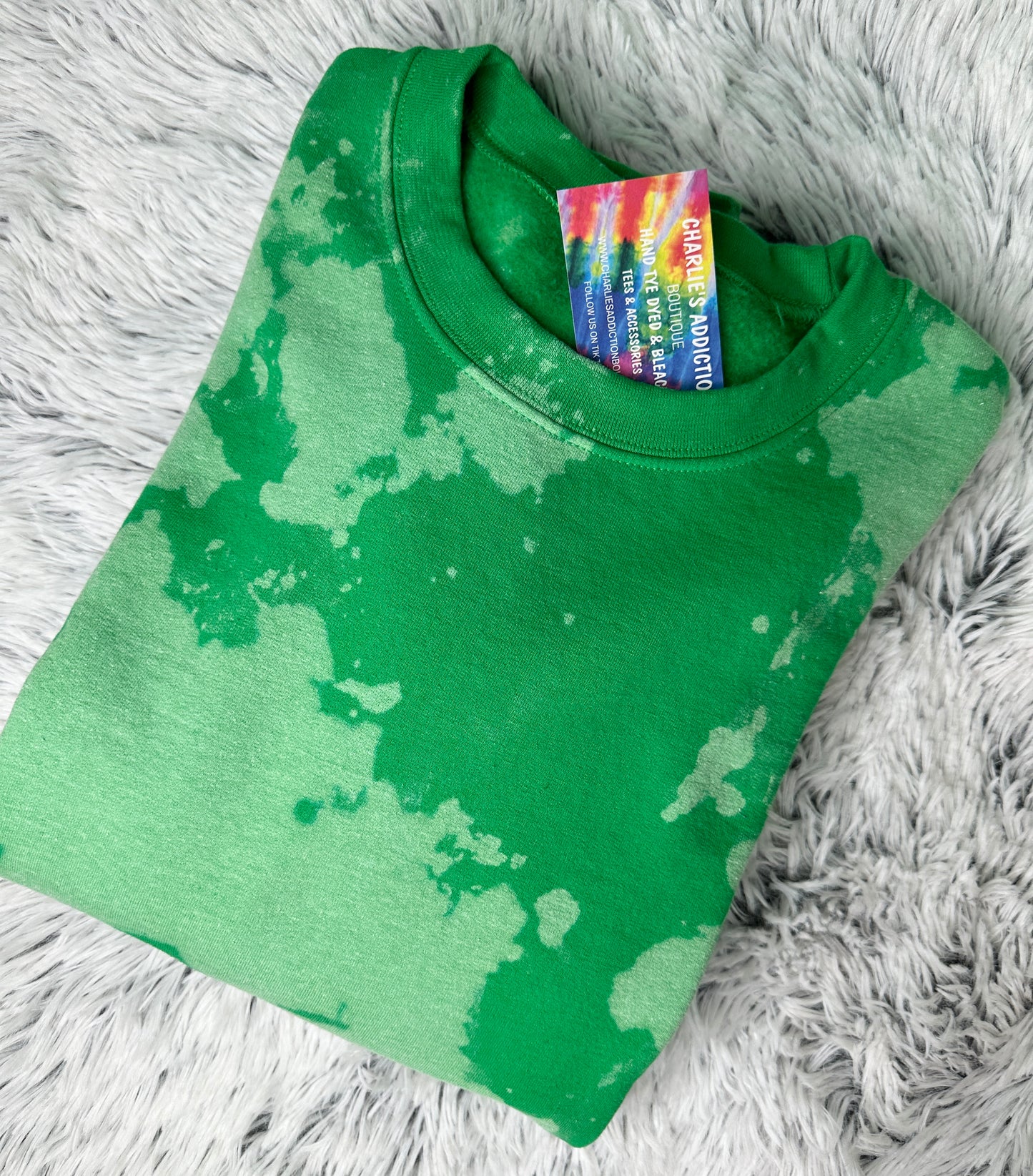 Green Two Toned Crewneck