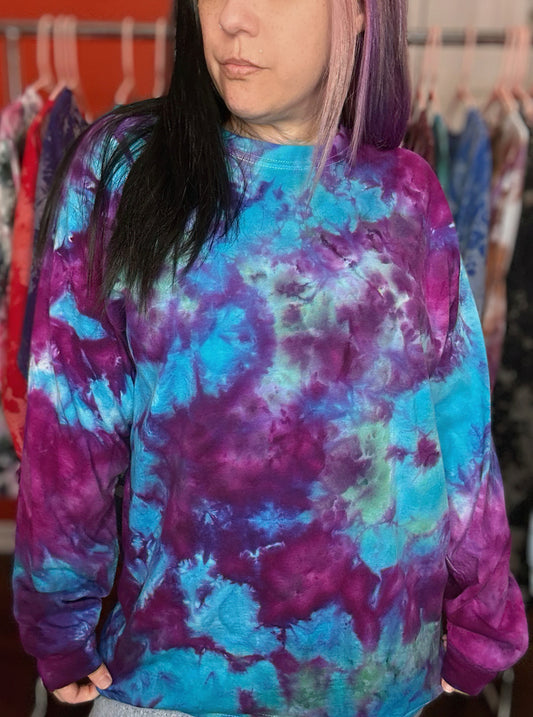 Large Long Sleeve Hand dyed Shirt