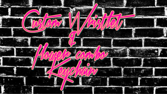 CUSTOM WRISTLET/FLOWER COMBO