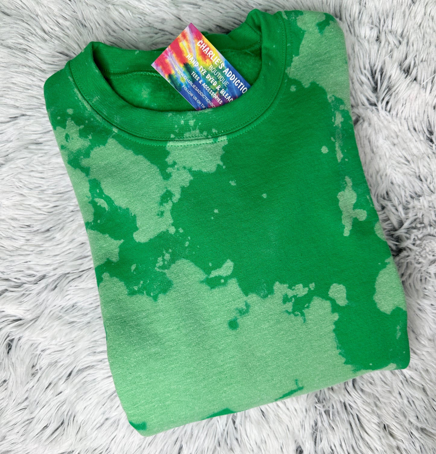 Green Two Toned Crewneck
