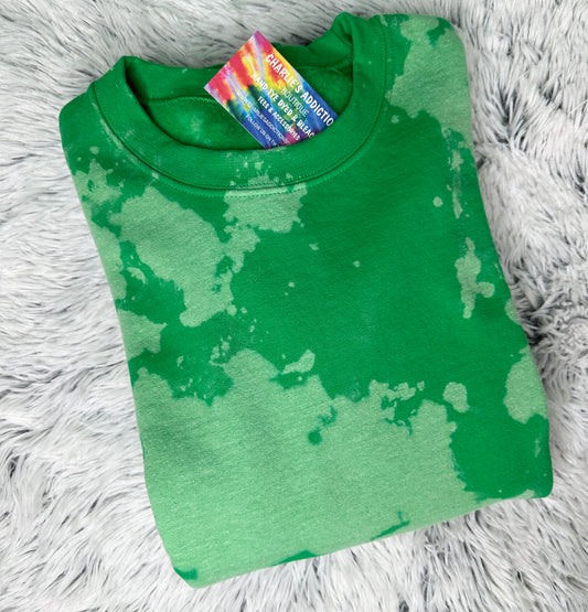 Green Two Toned Crewneck
