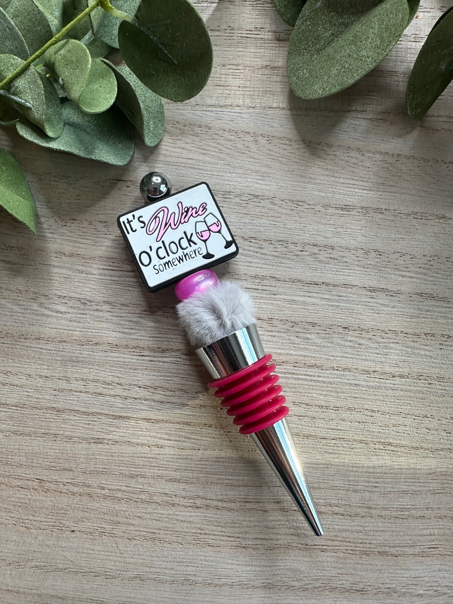 it's wine o clock red pink