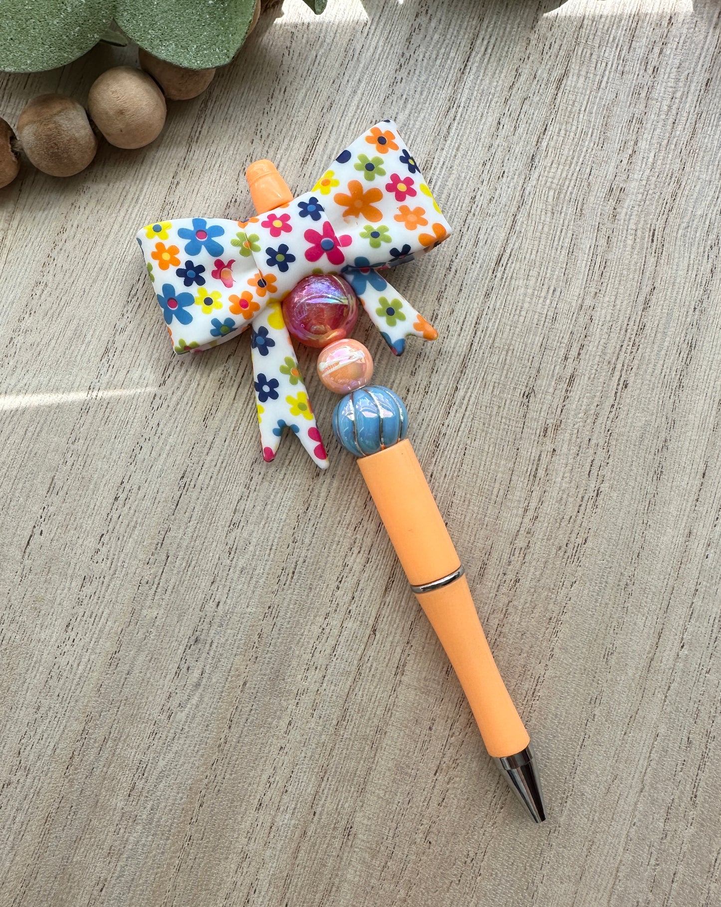 Floral Big Bow Pen