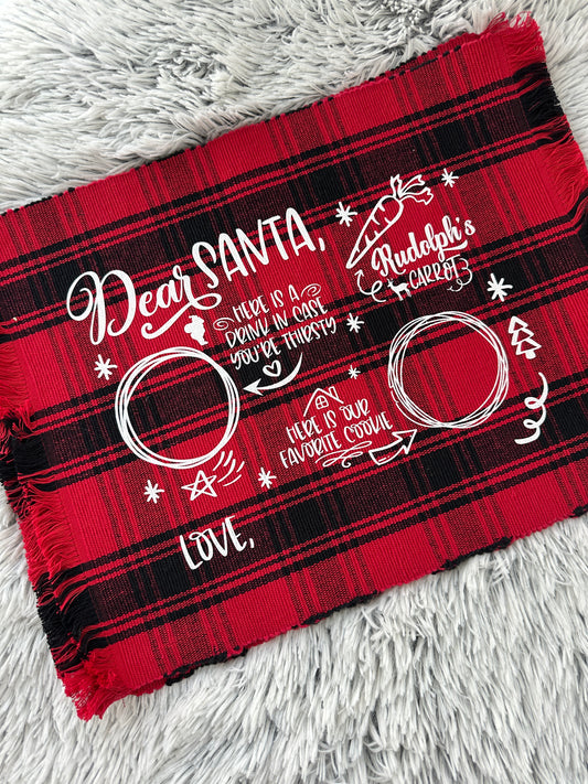 Dear Santa Table Placemat